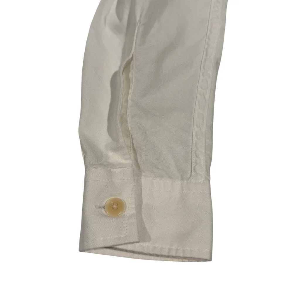 Levi's Made & Crafted White Button Down Shirt made in Turkey Men's Sz XL Cotton